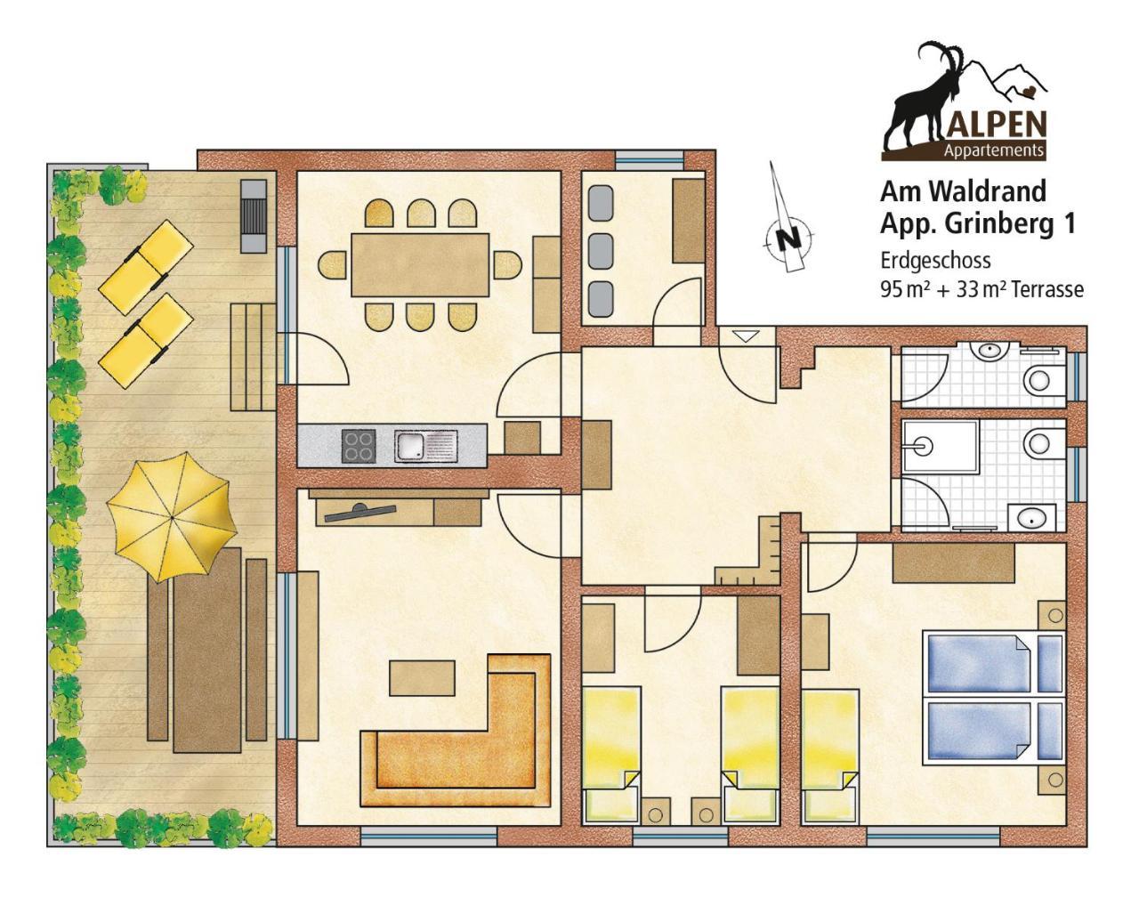 Alpen Appartements Hochmuth Майерхофен Екстериор снимка